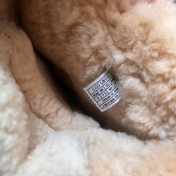 UGG Upside Down Tall suede leather lace up sherpa lined warm boots | women's 9 - Picture 7 of 7